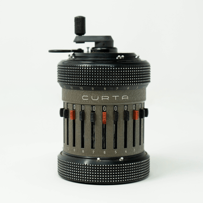 Curta Calculator Type 2 No. 520902 Gold & Silver Pawn Shop