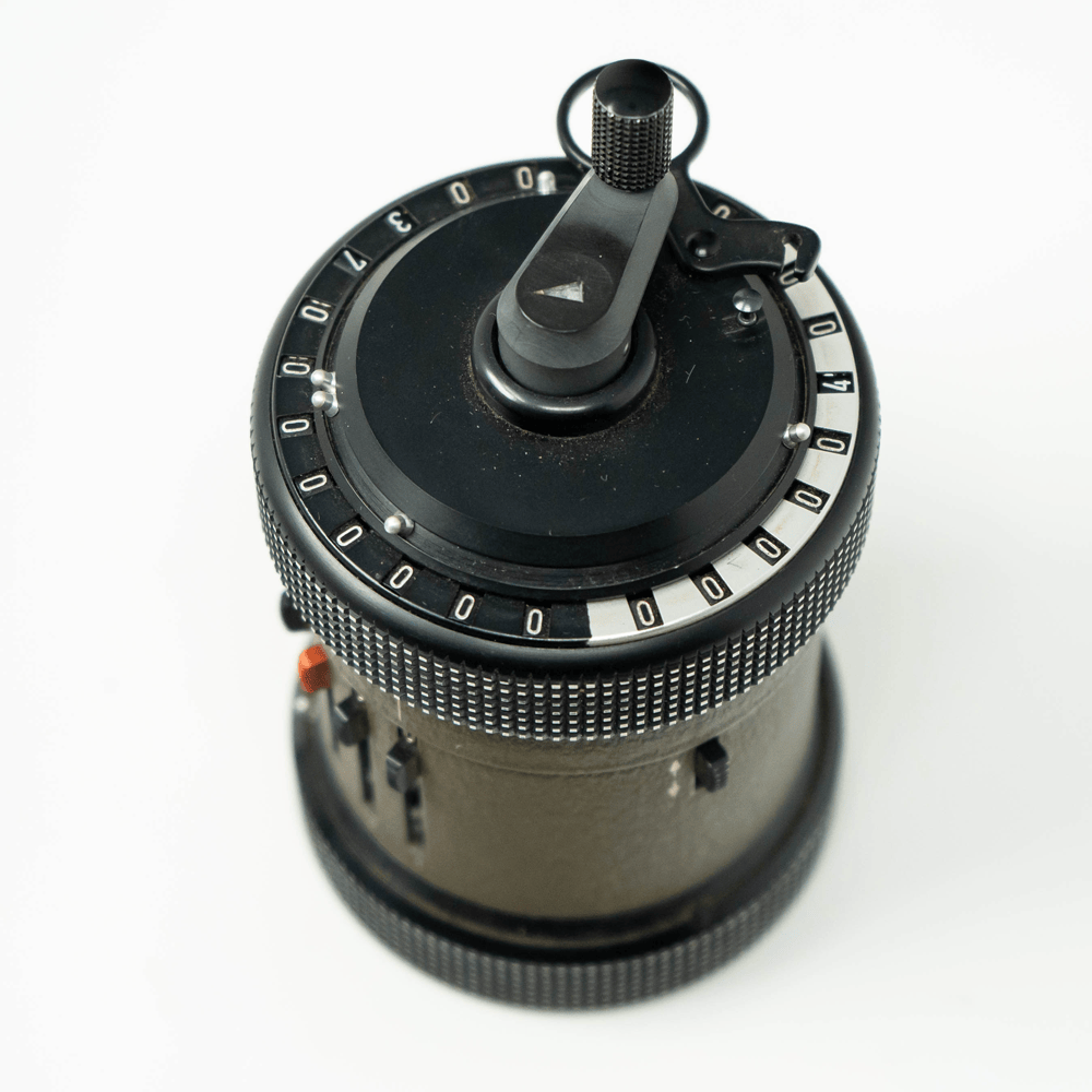 Curta Calculator Type 2 No. 520902 Gold & Silver Pawn Shop