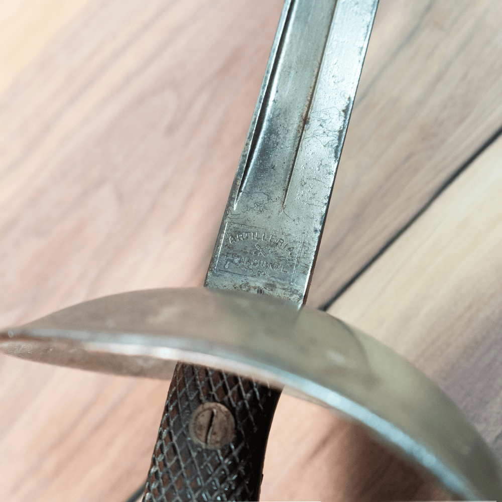 1907 Spanish Artillery Sword Gold & Silver Pawn Shop