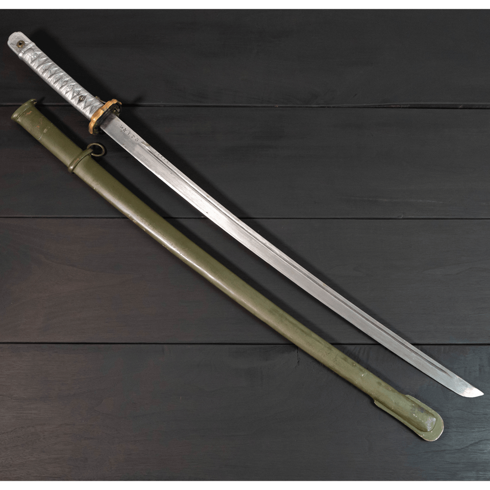 WW2 Japanese NCO Sword Replica Gold & Silver Pawn Shop