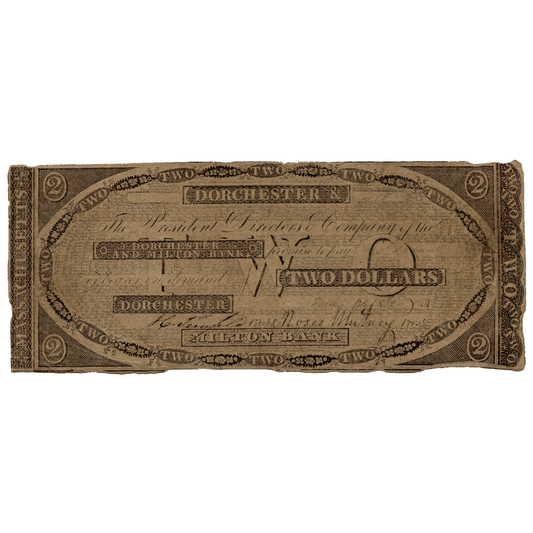 Dorchester and Milton Bank $2 Gold & Silver Pawn Shop