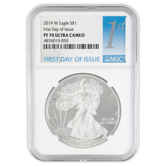 2019 W Eagle S$1 PF 70 Ultra Cameo NGC Gold & Silver Pawn Shop