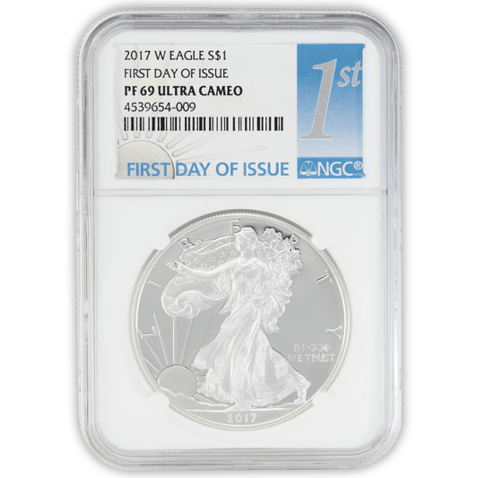 2017 W Eagle S$1 PF 69 Ultra Cameo NGC Gold & Silver Pawn Shop