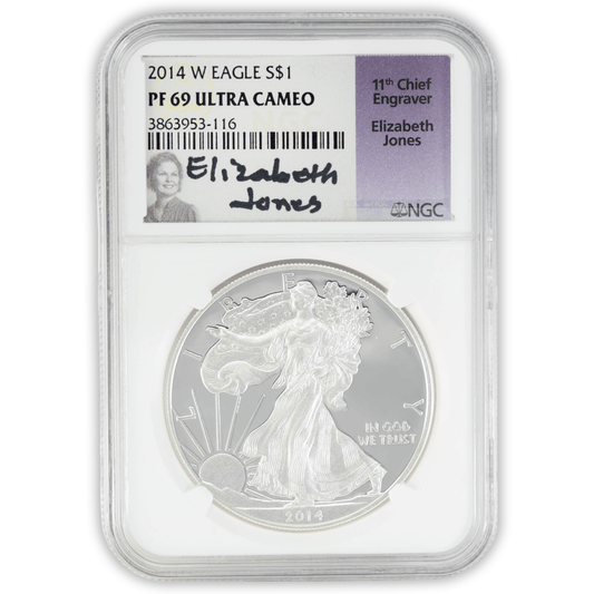 2014 W Eagle S$1 PF 69 Ultra Cameo NGC Gold & Silver Pawn Shop