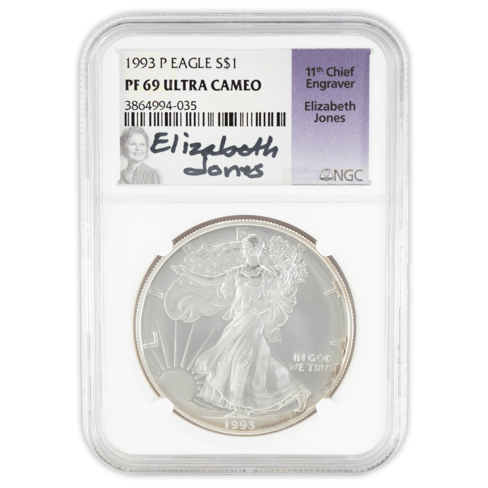 1993 P Eagle S$1 PF 69 Ultra Cameo NGC Gold & Silver Pawn Shop