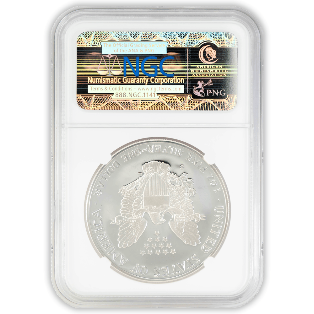 1986 S Eagle S$1 PF 69 Ultra Cameo NGC Gold & Silver Pawn Shop