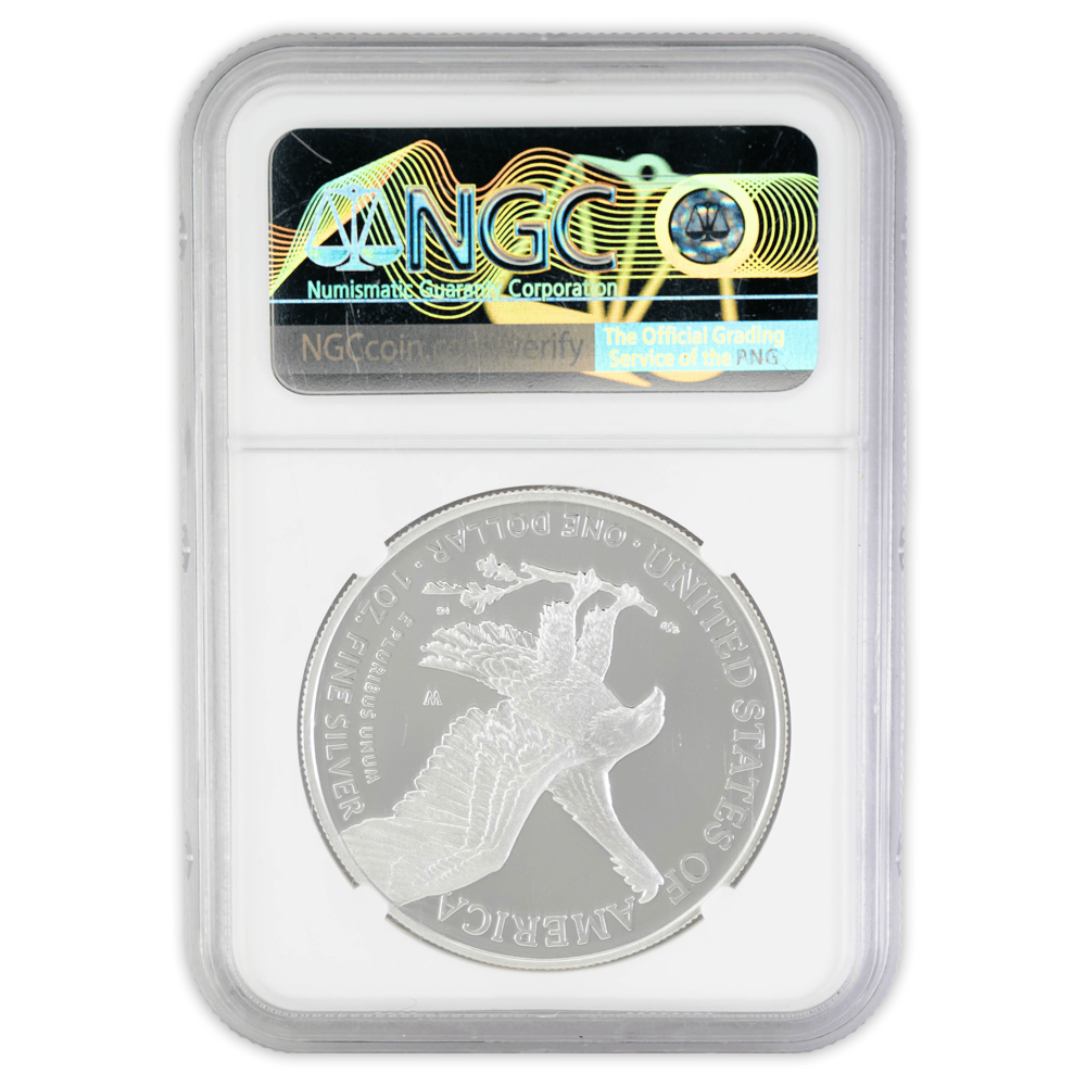 2021 W Eagle S$1 Eagle Landing T-2 PF 70 Ultra Cameo NGC Gold & Silver Pawn Shop