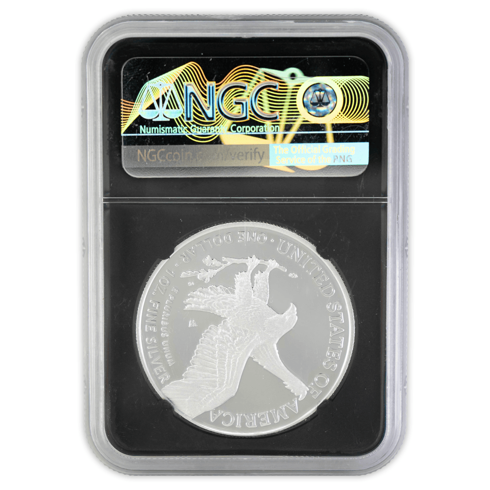 2021 W Eagle S$1 Eagle Landing T-2 PF 70 Ultra Cameo NGC Gold & Silver Pawn Shop