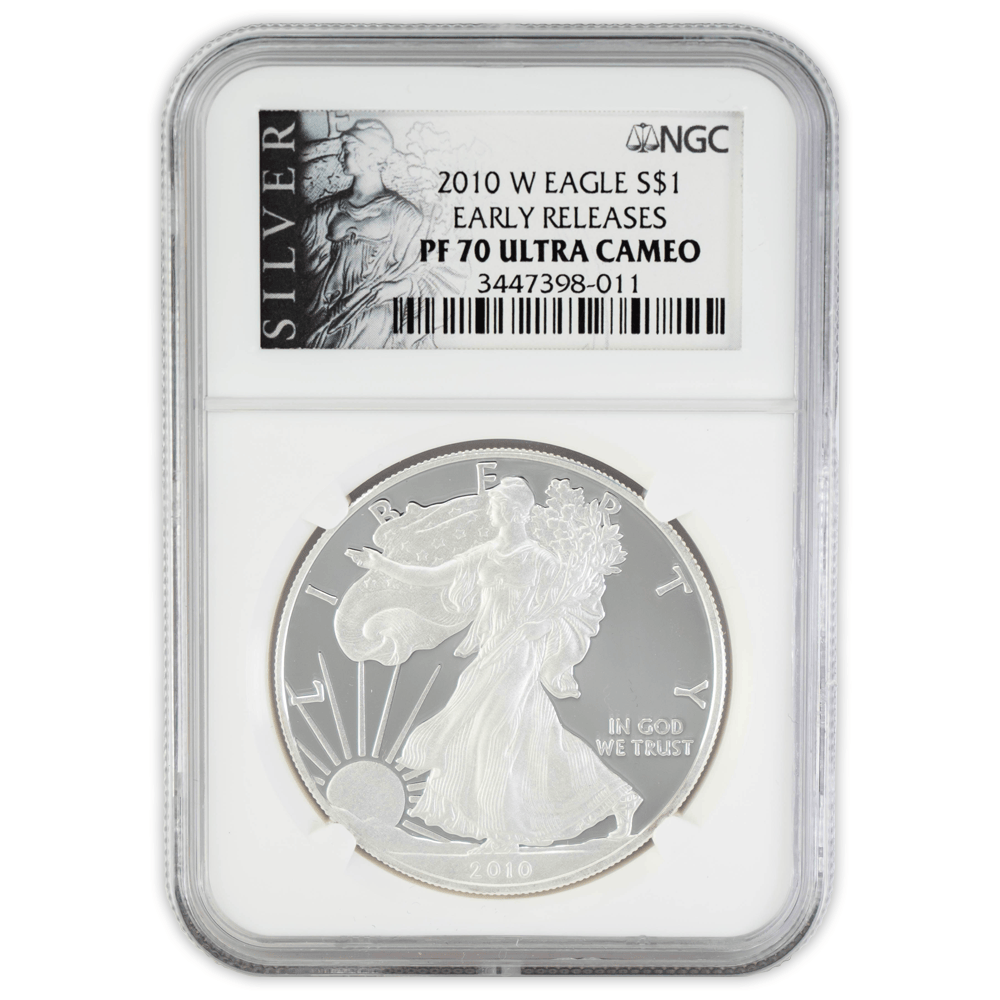 2010 W Eagle S$1 PF 70 Ultra Cameo NGC Gold & Silver Pawn Shop
