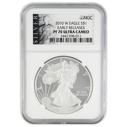 2010 W Eagle S$1 PF 70 Ultra Cameo NGC Gold & Silver Pawn Shop