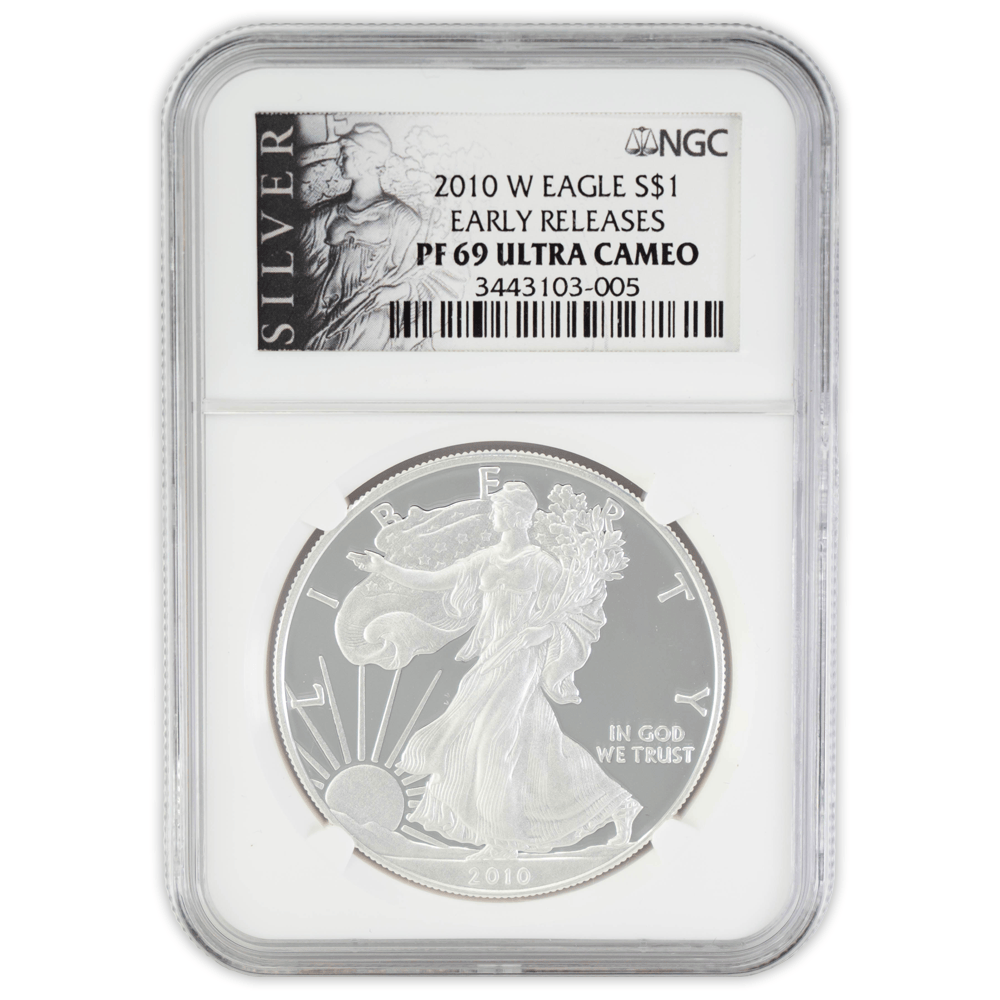 2010 W Eagle S$1 PF 69 Ultra Cameo NGC Gold & Silver Pawn Shop