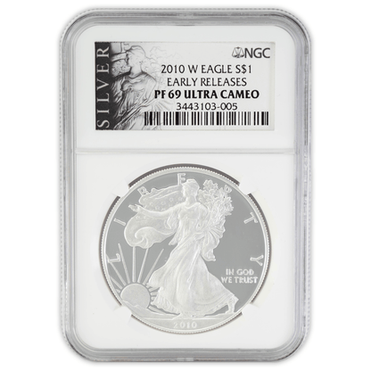 2010 W Eagle S$1 PF 69 Ultra Cameo NGC Gold & Silver Pawn Shop