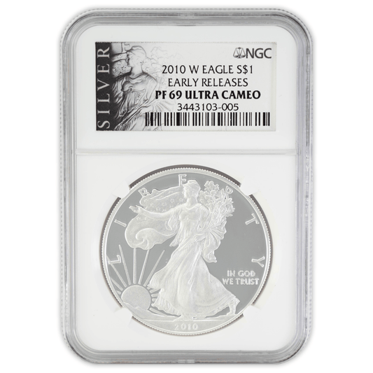 2010 W Eagle S$1 PF 69 Ultra Cameo NGC Gold & Silver Pawn Shop