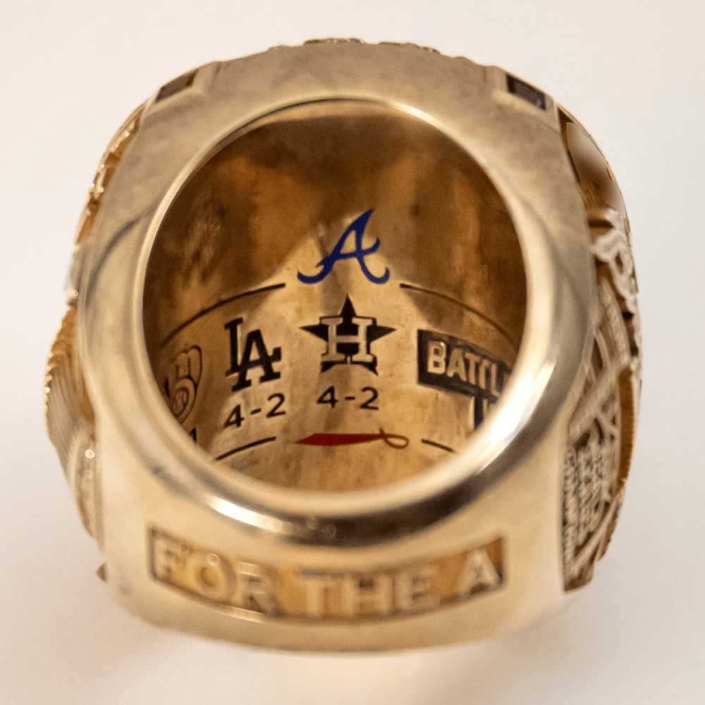 2021 Atlanta Braves World Series Ring Gold & Silver Pawn Shop