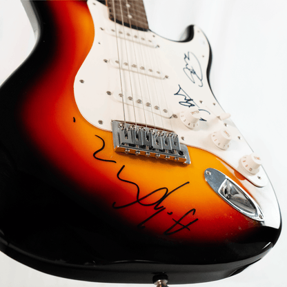 The Police Signed Guitar Gold & Silver Pawn Shop