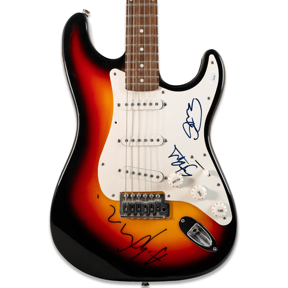 The Police Signed Guitar Gold & Silver Pawn Shop