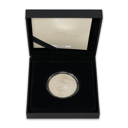 2024 UK 1oz Silver Proof Coin D-Day Gold & Silver Pawn Shop