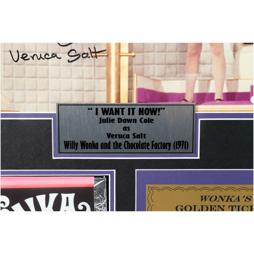 Willy Wonka Julie Dawn Signed Memorabilia Gold & Silver Pawn Shop