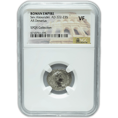 Roman Empire Sev. Alexander, AD 222-235 VF NGC Gold & Silver Pawn Shop
