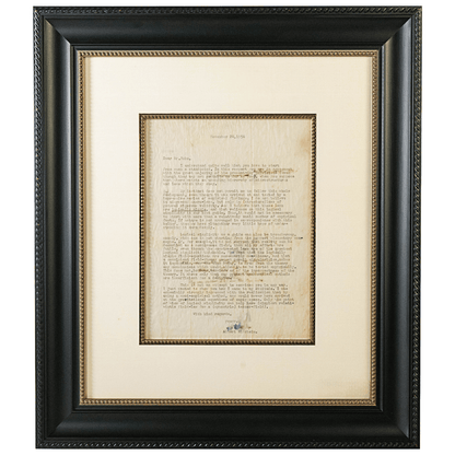 Pair of Albert Einstein Signed Letters G S Pawn