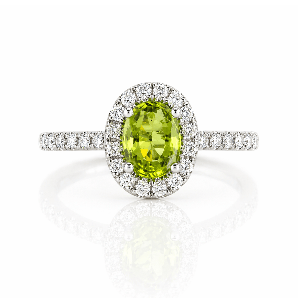 14K Peridot & Diamond Halo Ring
Gold & Silver Pawn Shop