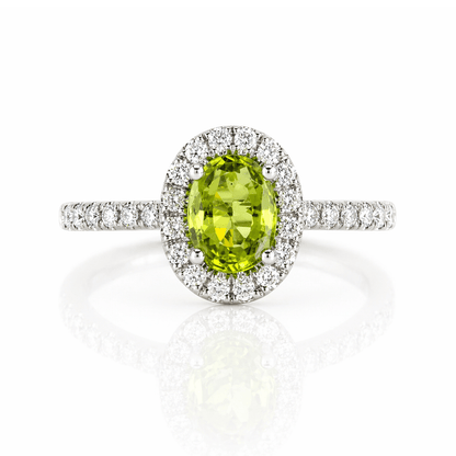 14K Peridot & Diamond Halo Ring
Gold & Silver Pawn Shop