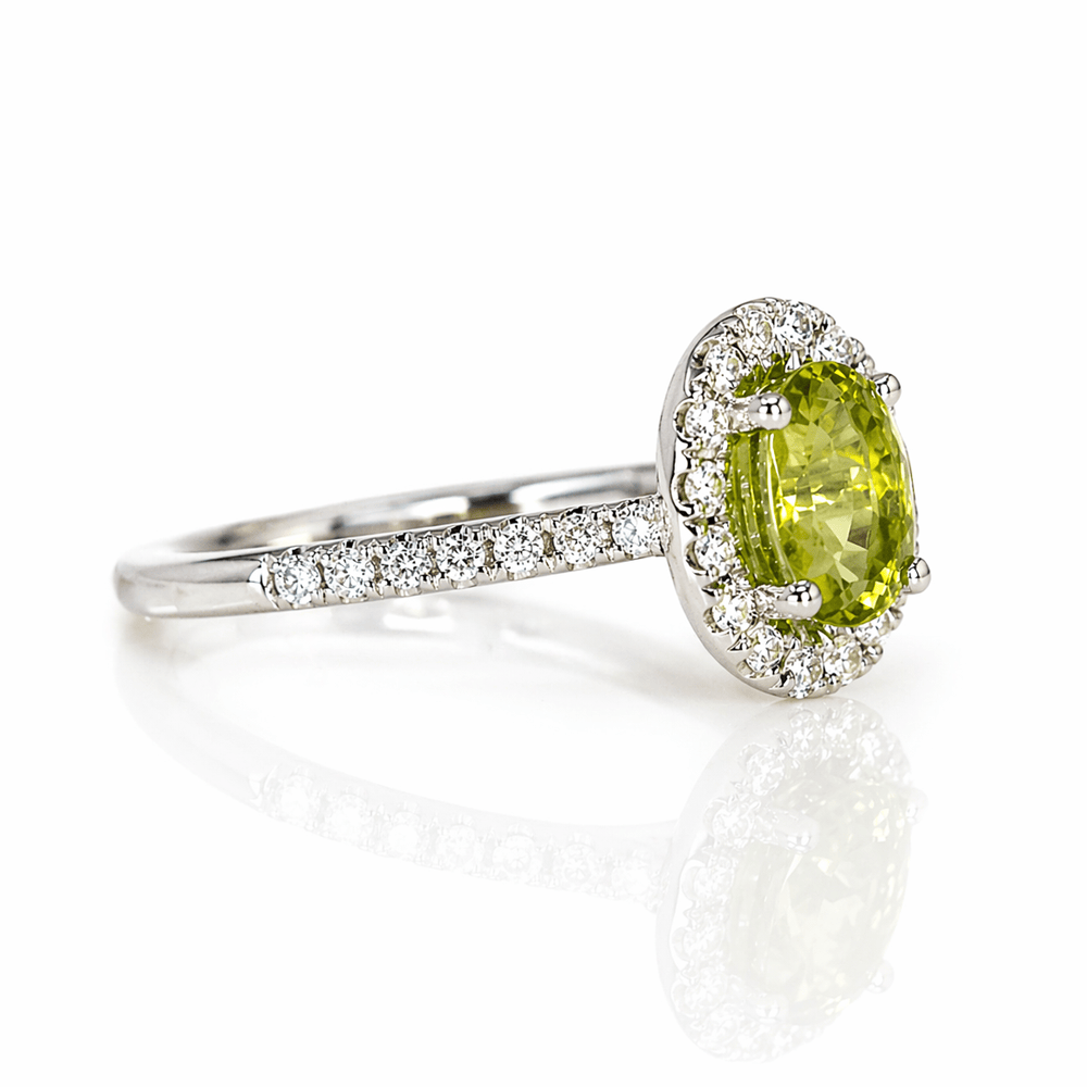 14K Peridot & Diamond Halo Ring
Gold & Silver Pawn Shop