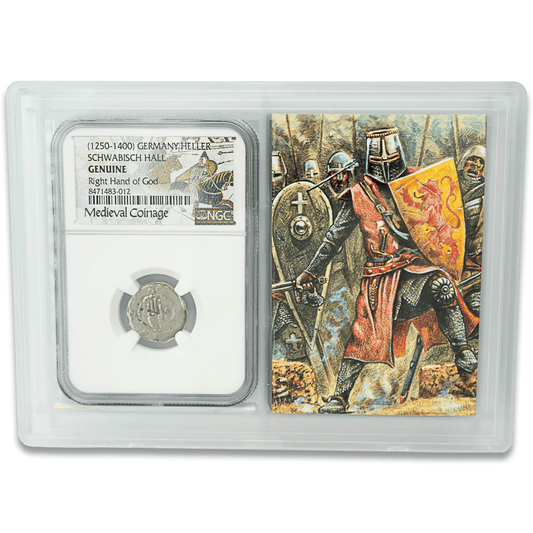 1250-1400 Germany Heller Schwabisch Hall NGC Gold & Silver Pawn Shop