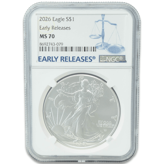 2026 Eagle S$1 Early Releases MS 70 NGC Gold & Silver Pawn Shop