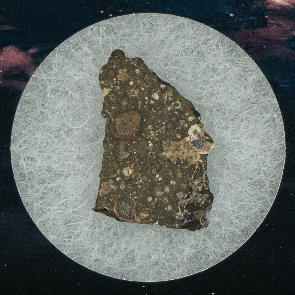 CV3 Carbonaceous Meteorite Art Gold & Silver Pawn Shop