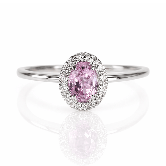 Kunzite & Diamond Halo Ring
Gold & Silver Pawn Shop