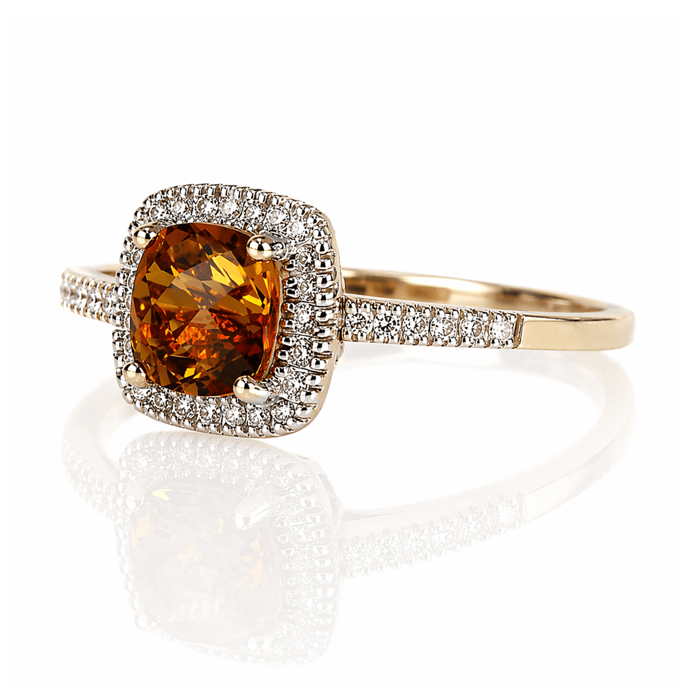 Cushion-Cut Citrine Halo Ring
Gold & Silver Pawn Shop