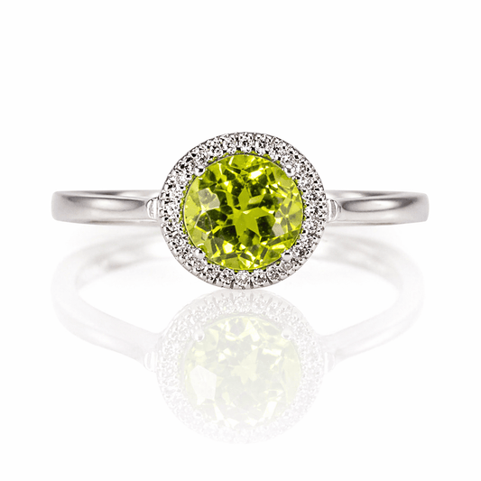 Peridot & Diamond Halo Ring 1.04CT Peridot
Gold & Silver Pawn Shop