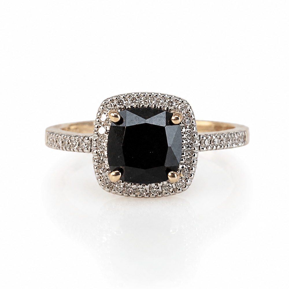 10K Yellow Gold Black Onyx & Diamond Halo Ring
Gold & Silver Pawn Shop