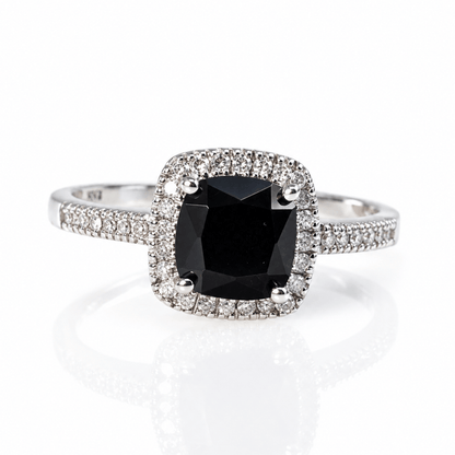 10K White Gold Black Onyx & Diamond Halo Ring
Gold & Silver Pawn Shop