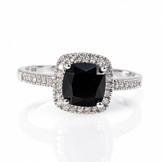 10K White Gold Black Onyx & Diamond Halo Ring
Gold & Silver Pawn Shop