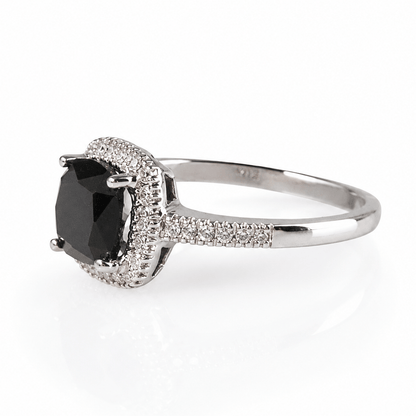 10K White Gold Black Onyx & Diamond Halo Ring
Gold & Silver Pawn Shop