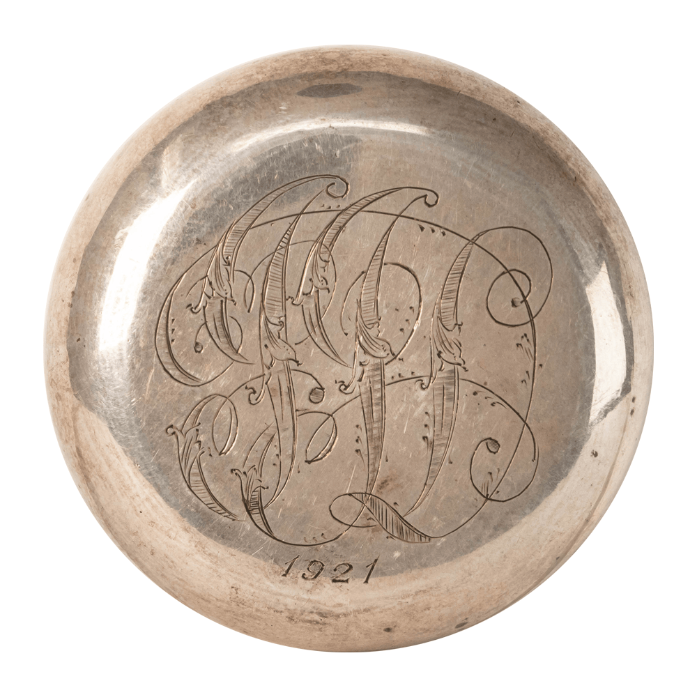 1921 Chinese Export Silver Dragon Tin
Gold & Silver Pawn Shop