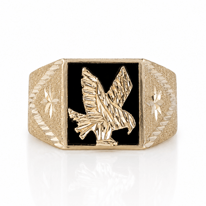 10K Yellow Gold Black Onyx Eagle Signet Ring
Gold & Silver Pawn Shop