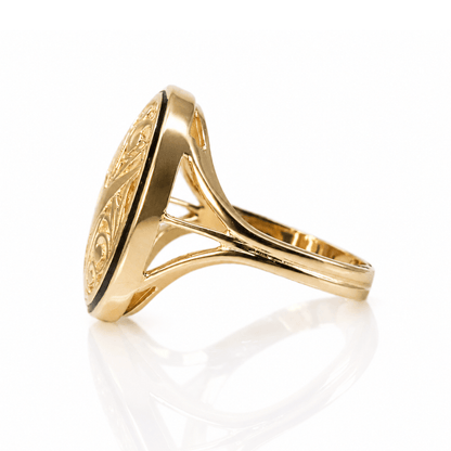 14K Yellow Gold Oval Floral Filigree Statement Ring
Gold & Silver Pawn Shop