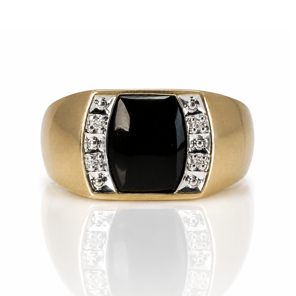 10K Yellow Gold Black Onyx & Diamond Men's Ring
Gold & Silver Pawn Shop