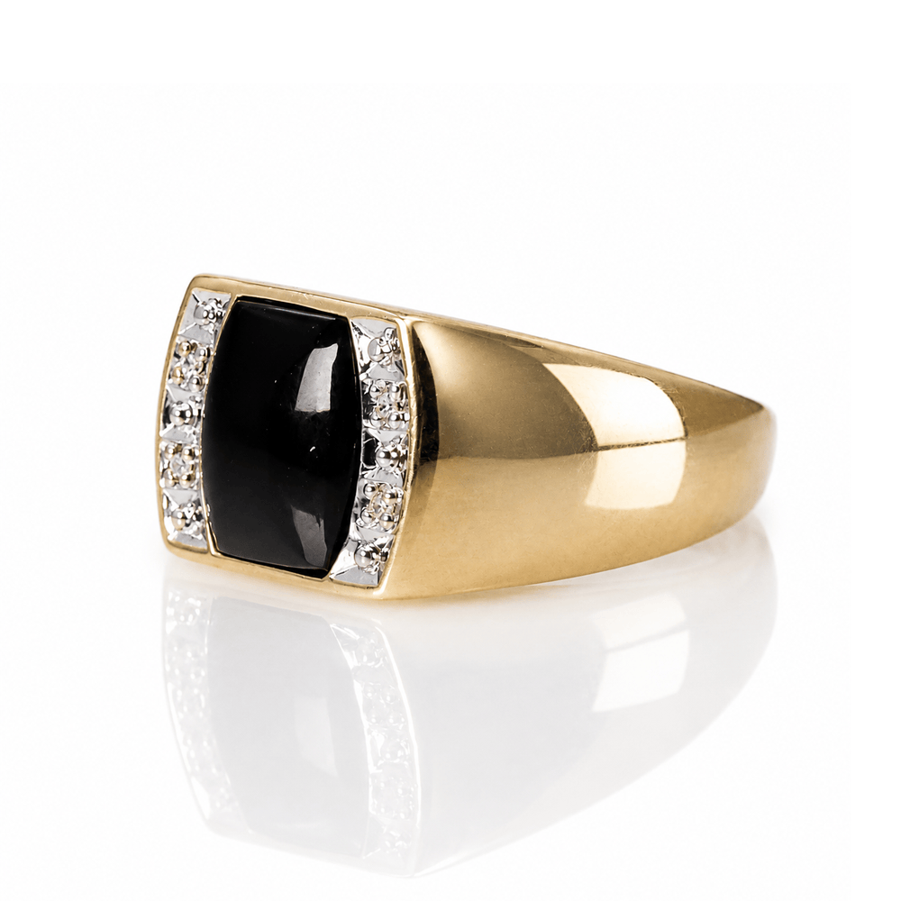 10K Yellow Gold Black Onyx & Diamond Men's Ring
Gold & Silver Pawn Shop