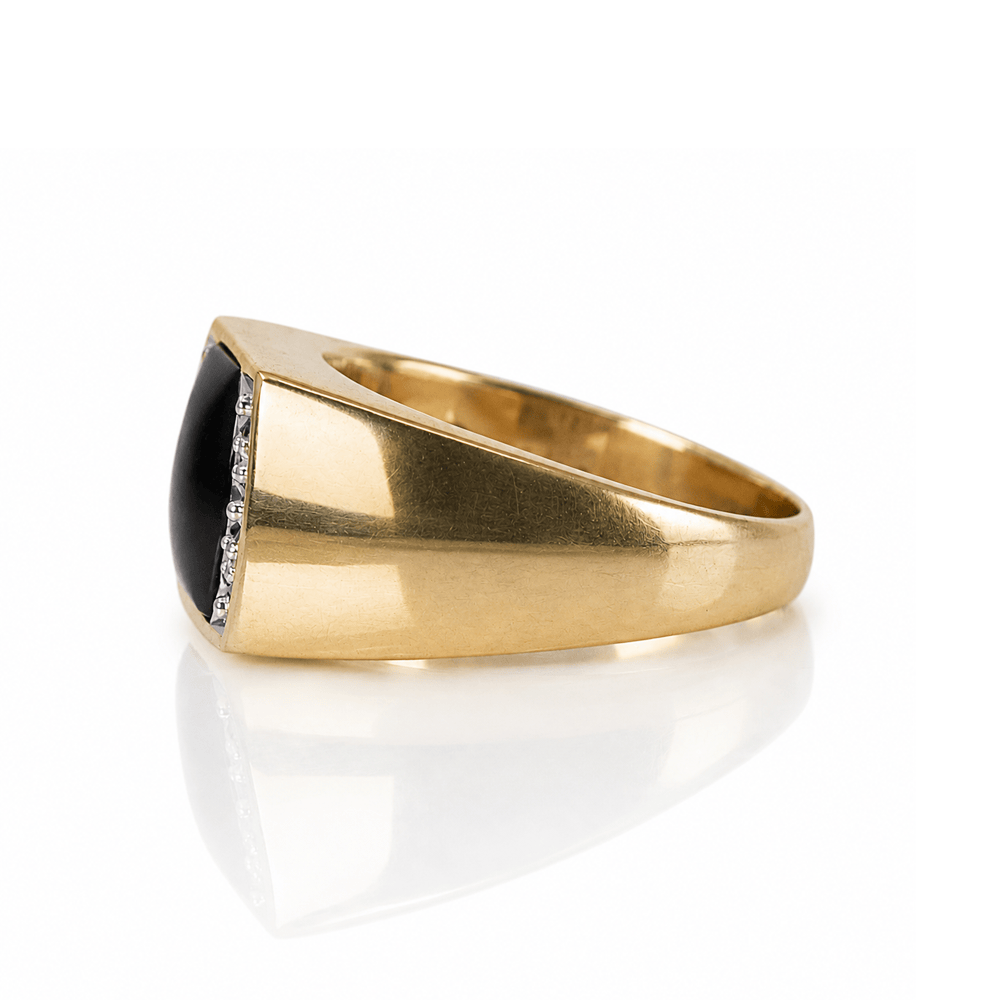10K Yellow Gold Black Onyx & Diamond Men's Ring
Gold & Silver Pawn Shop
