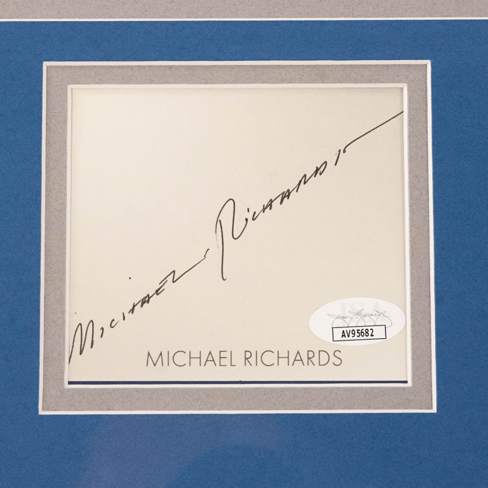 Seinfeld Script Memorabilia with Michael Richards Autograph Gold & Silver Pawn Shop