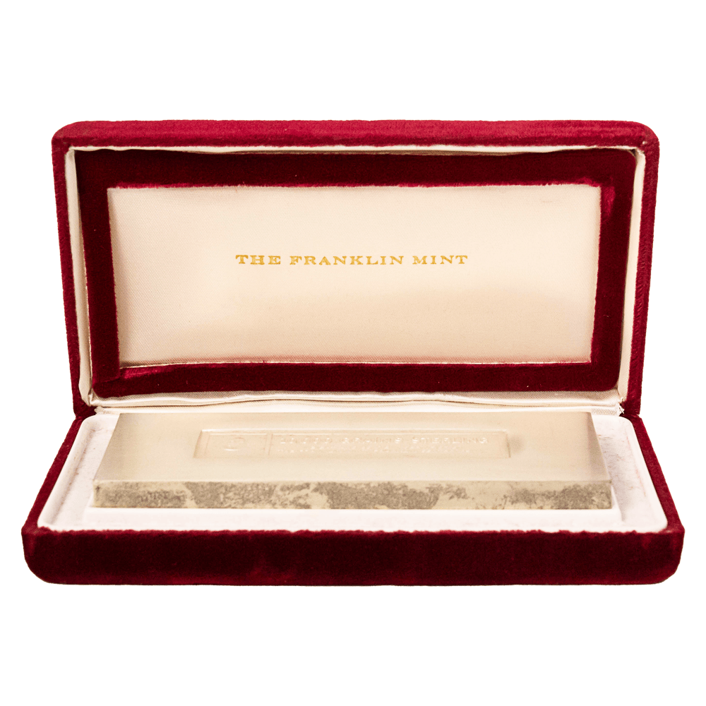 Franklin Mint 10,000 Grains Sterling Silver U.S. Treasury Commemorative Ingot
Gold & Silver Pawn Shop
