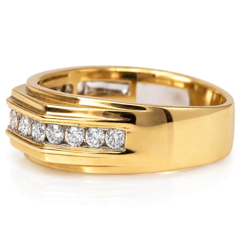 10K Yellow Gold Men's Channel-Set Diamond Band Ring
Gold & Silver Pawn Shop