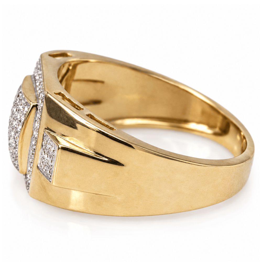10K Yellow Gold Square Diamond Cluster Men's Ring
Gold & Silver Pawn Shop