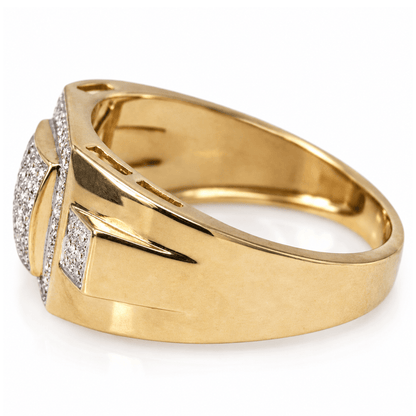 10K Yellow Gold Square Diamond Cluster Men's Ring
Gold & Silver Pawn Shop