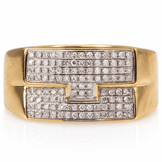 10K Yellow Gold Multi-Row Diamond Men's Ring
Gold & Silver Pawn Shop