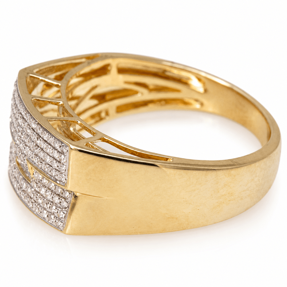 10K Yellow Gold Multi-Row Diamond Men's Ring
Gold & Silver Pawn Shop